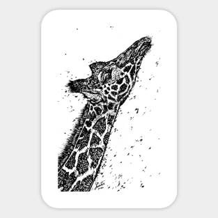 INK GIRAFFE Sticker